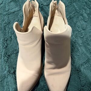 Chic Cream Ankle Booties